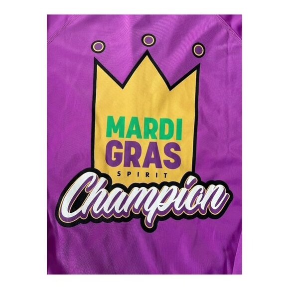 Varsity Spirit Mardi Gras Champion Jacket – Purple Full Zip Cheer Dance Competit - Picture 4 of 5